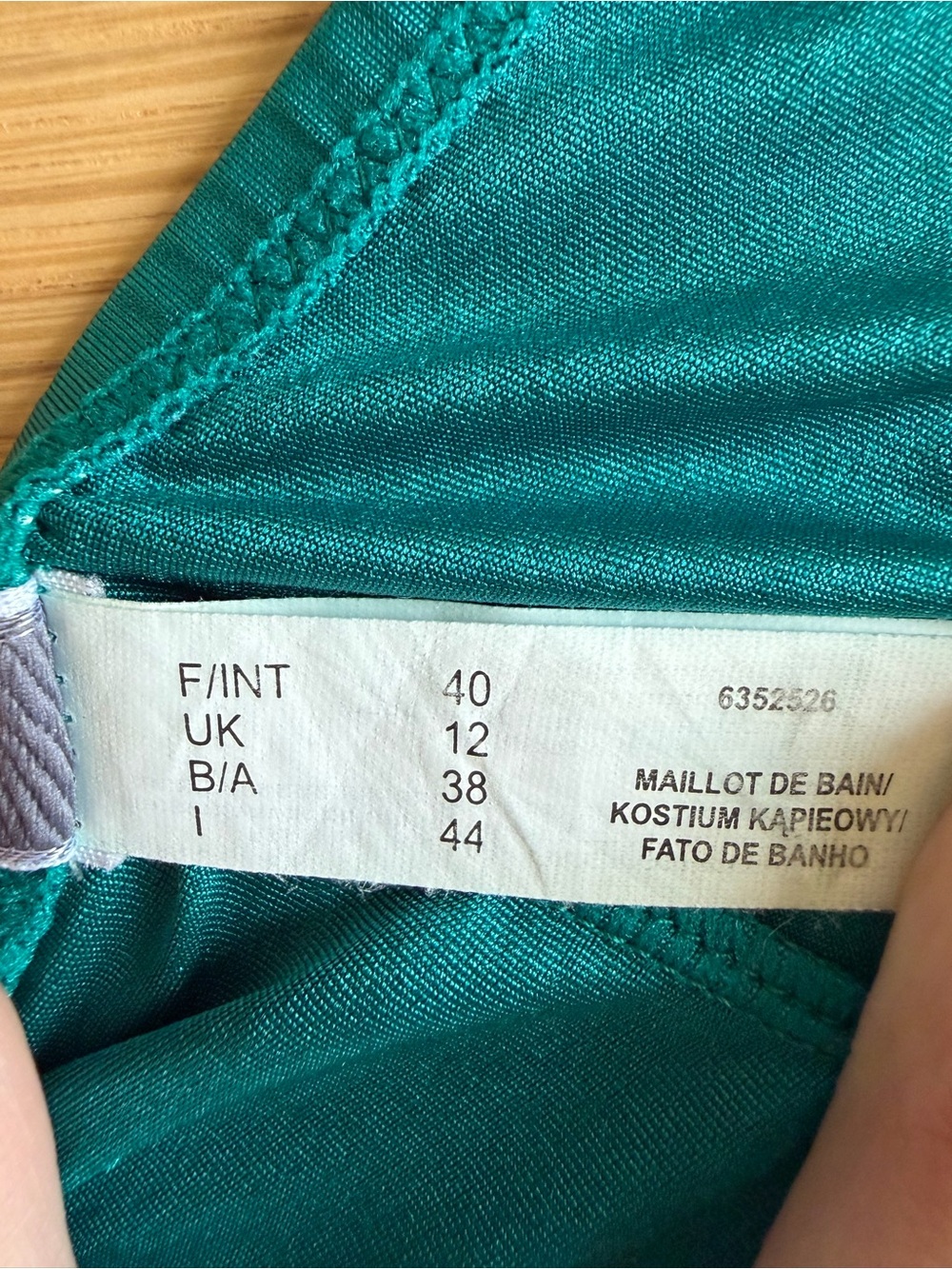 Women’s Teal Halter Bikini Set with Ruched Briefs - Picture 4 of 5